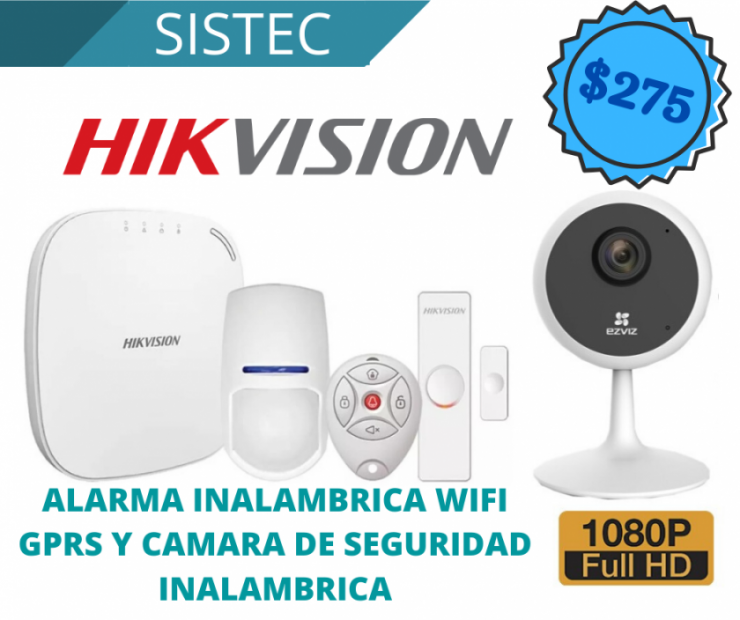 KIT ALARMA Y CAMARA DE SEGURIDAD GSM KIT ALARMA Y CAMARA DE SEGURIDAD GSM